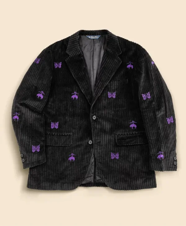 Needles x Brooks Brothers Black Cotton Corduroy Jacket