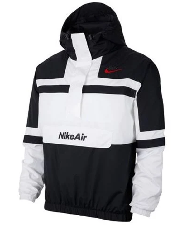 Nike Air Black And White Hooded Jacket