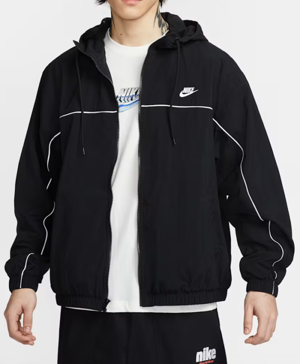 Nike Club Athlete Hooded Black Jacket For Men