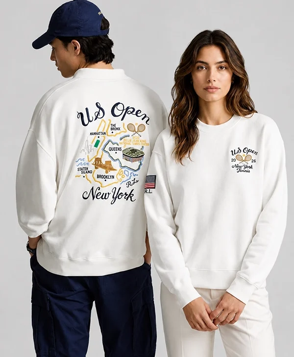 Ralph Lauren US Open 2026 Souvenir Crewneck Sweatshirt