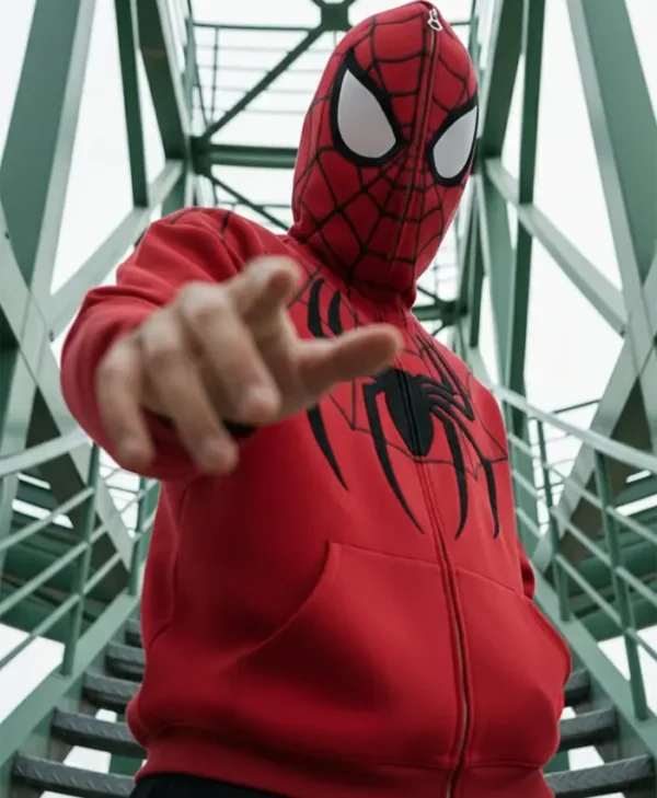 Supreme x Vanson Leathers Spiderman Hoodie