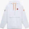 Tampa Bay Buccaneers Nike Sideline White Anorak Half-Zip Hooded Jacket