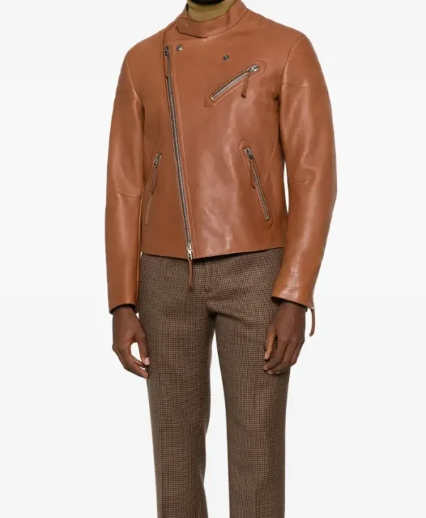 Tom Ford Brown Leather Jacket