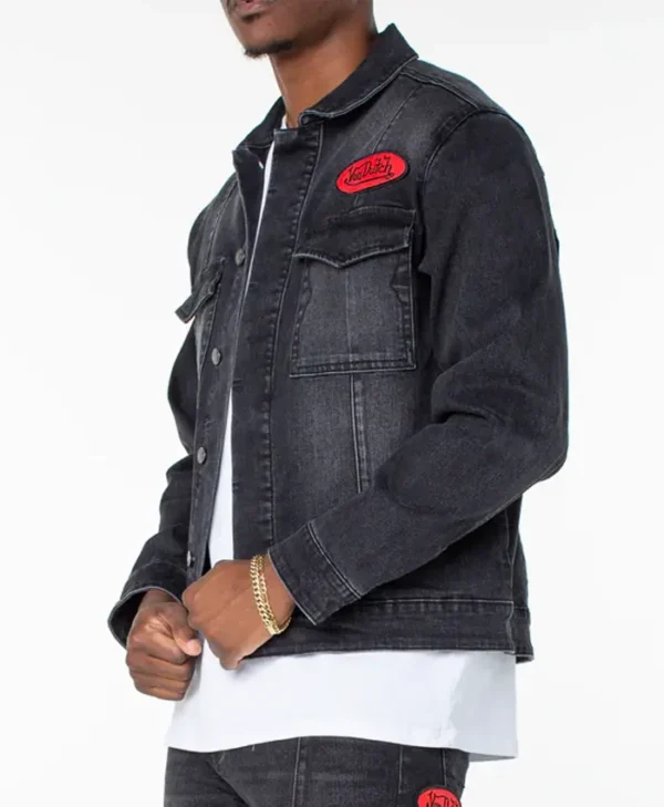 Von Dutch Black Denim Jacket