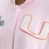 order-now-Fanatics-x-LoveShackFancy-Miami-College-Varsity-Jacket.webp