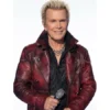 American Idol 2026 Billy Idol Burgundy Leather Jacket