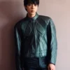 BTS-Jin-Gucci-Primavera-Green-Leather-Jacket.webp