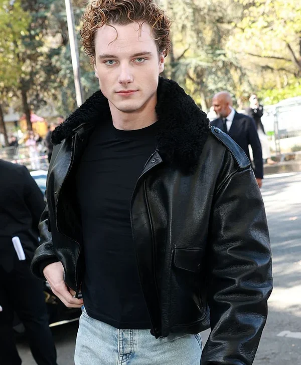 Graham Campbell Black Leather Zip Up Jacket